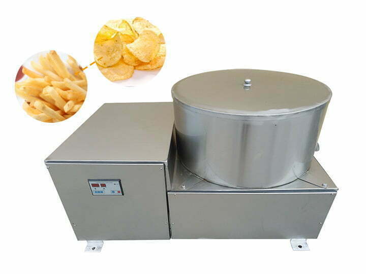 Chips and fries de-oiling machine