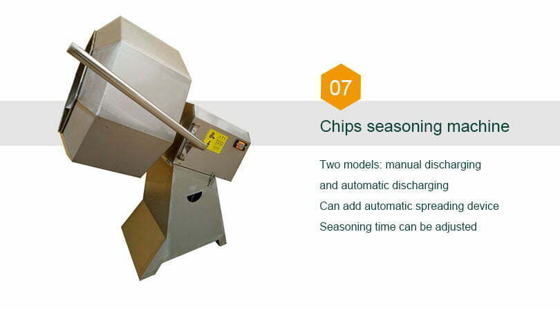 Chips seasoning flavoring machine